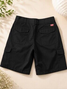 Black Cargo Shorts
